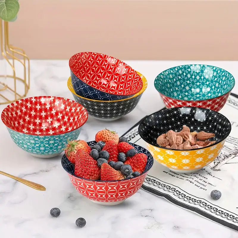 Japanese Patterns Bowls Set