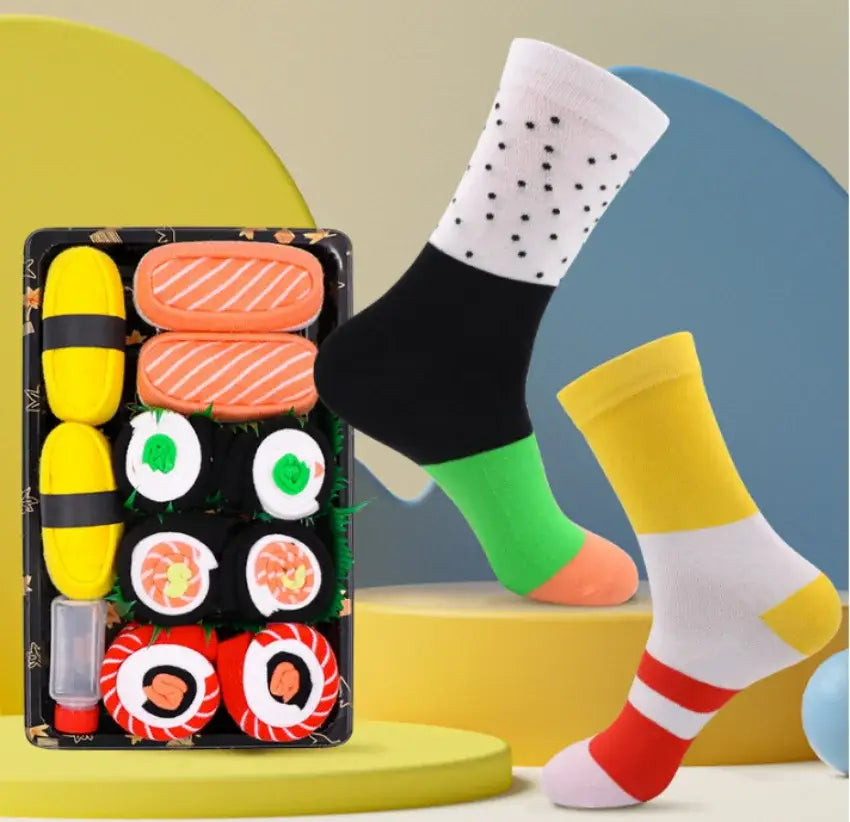 Funny Sushi Box Socks