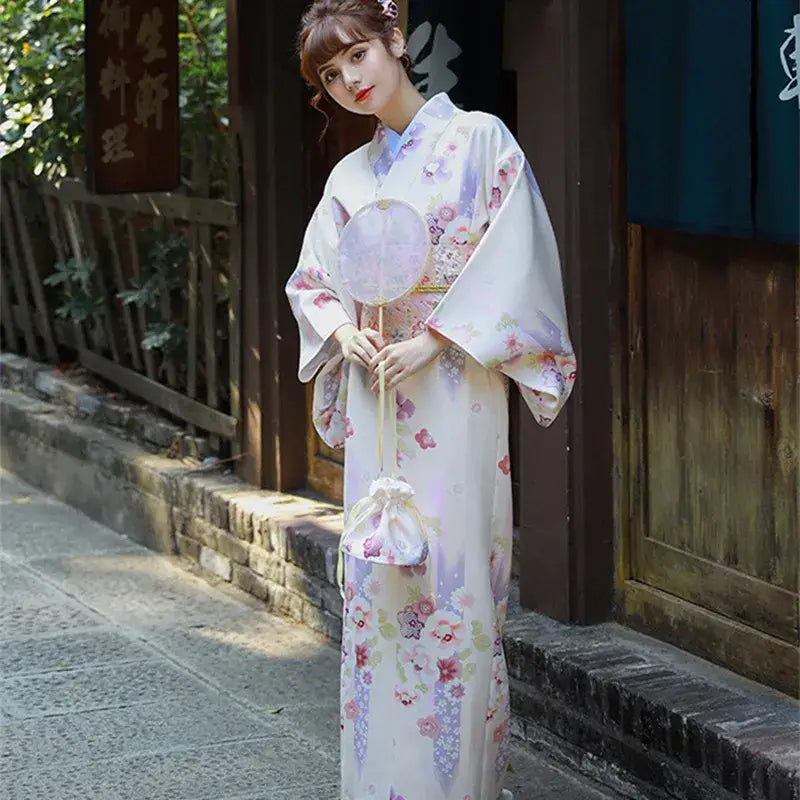 Watercolor Floral Women’s Kimono